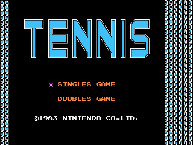 Tennis [Falcon030] atari screenshot